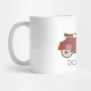 Dolce Vita Scooter Black Mug